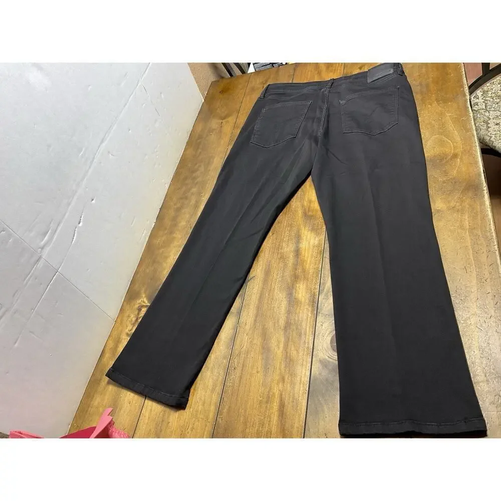 JACK OF SPADES Jeans Men's 36x30 Black High Roller Denim Straight Leg